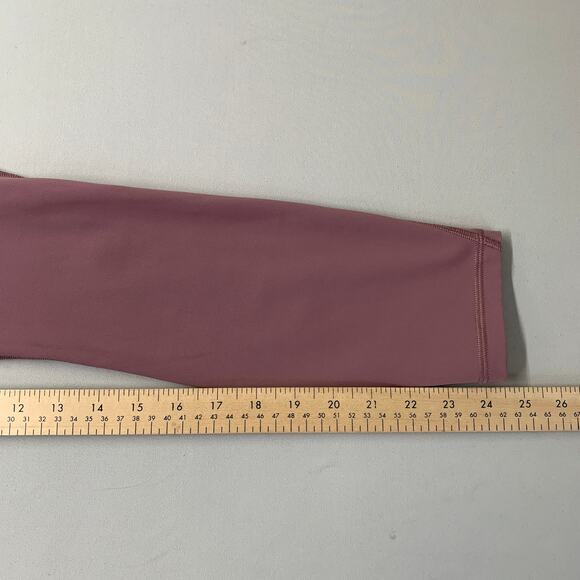 Lululemon Wunder Train Leggings 6 Pink Mid Rise Tight Yoga Gym Active 25" - Picture 6 of 10